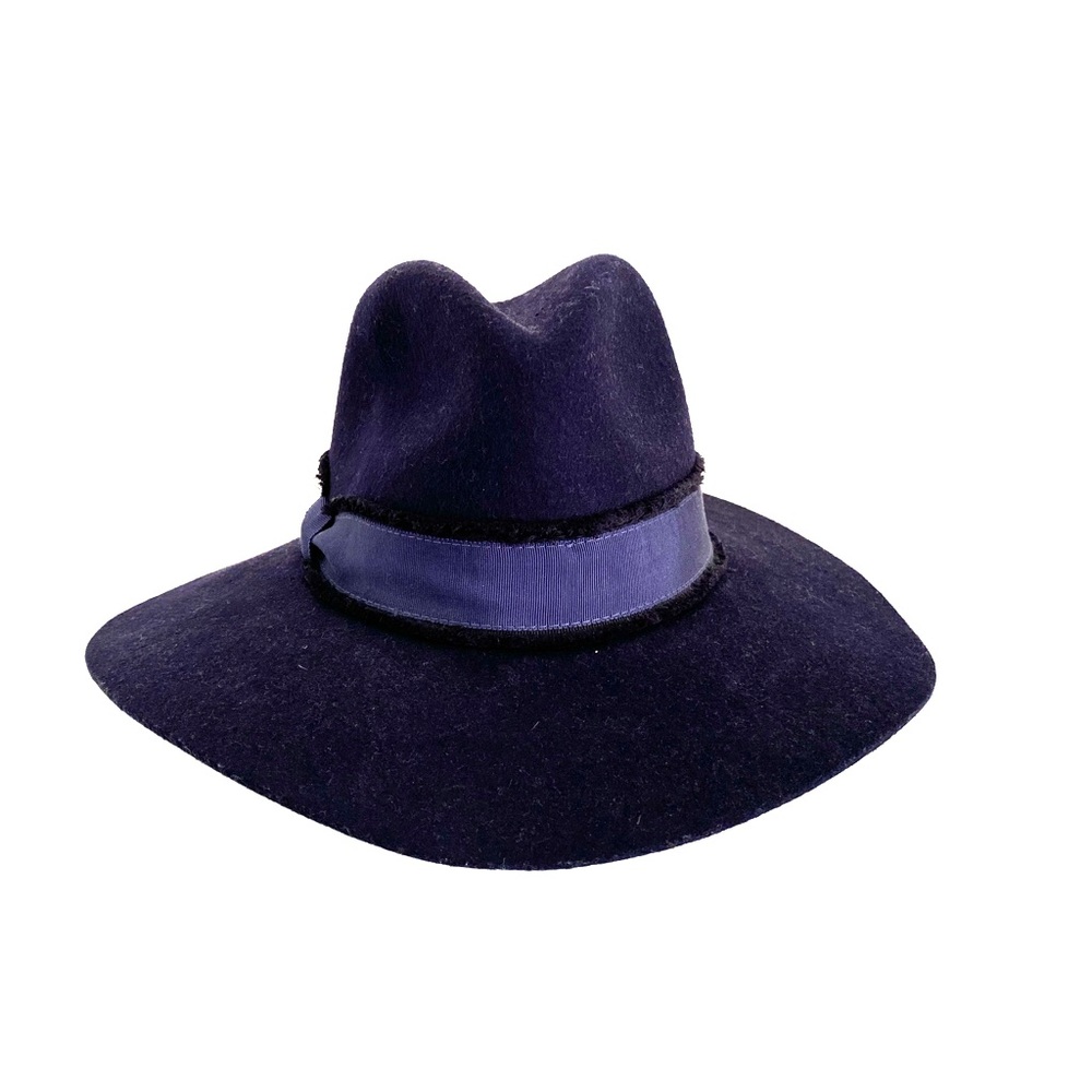 Navy Blue Wool Felt Stetson Hat